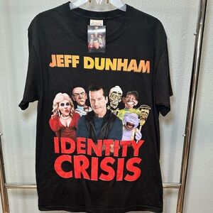 Jeff Dunham‎ Identity Crises Tour RARE t-shirt '10 - NEW w/TAGS medium